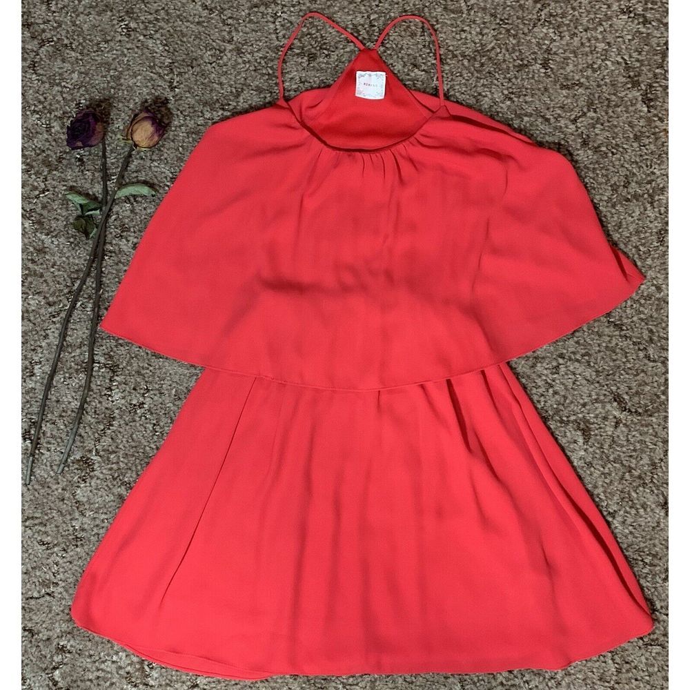 Nymphe Dress‎ Womens S Red Orange Casual Boutique Classic Ladies